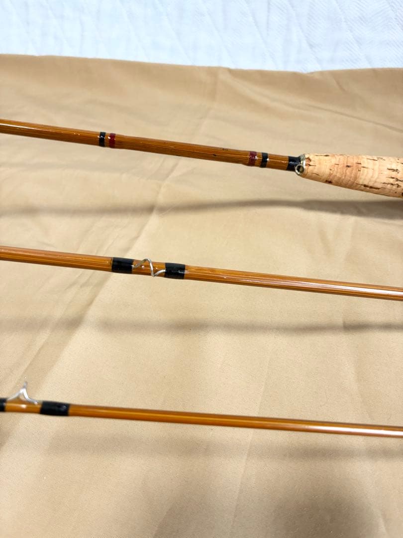 トンキンバンブーフライロッド、7'8\"#3/#4パックロッド美品