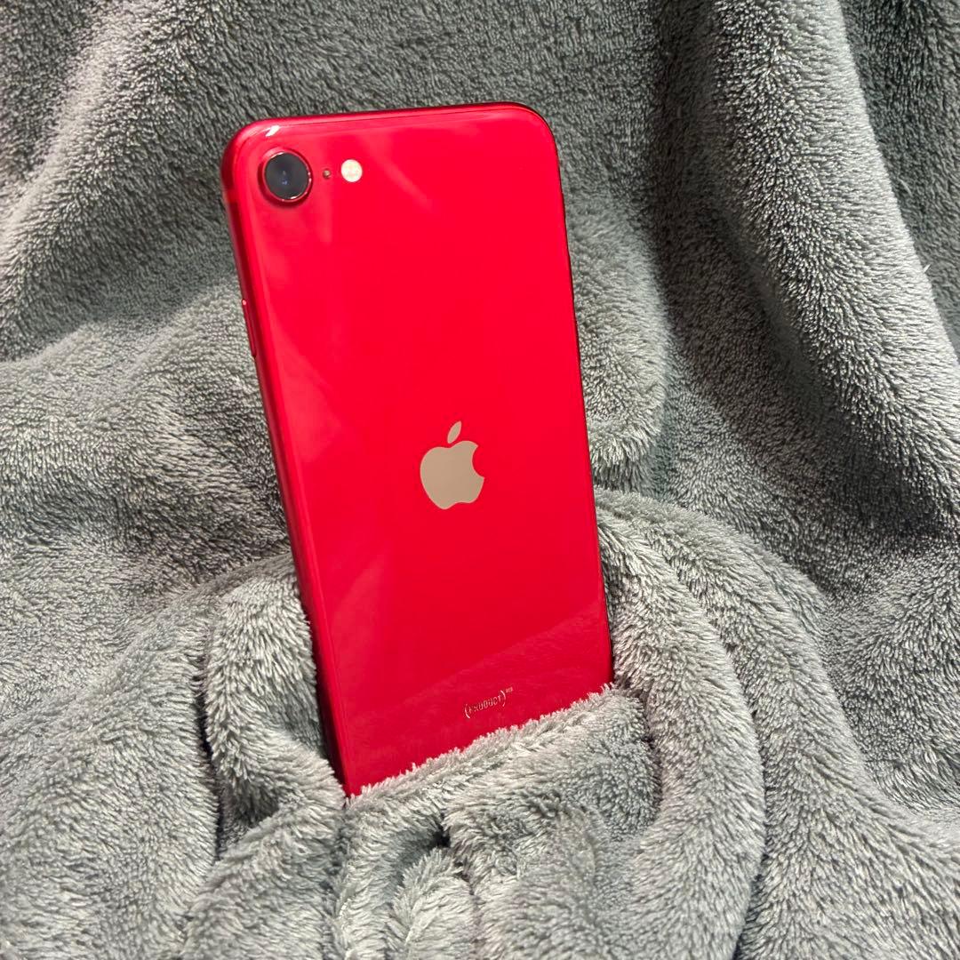 【美品】 iPhone SE2 128GB レッド SIMフリー