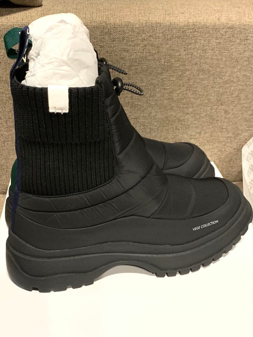 新品未使用　VEGE×nouer スノーブーツ BLACK サイズ36