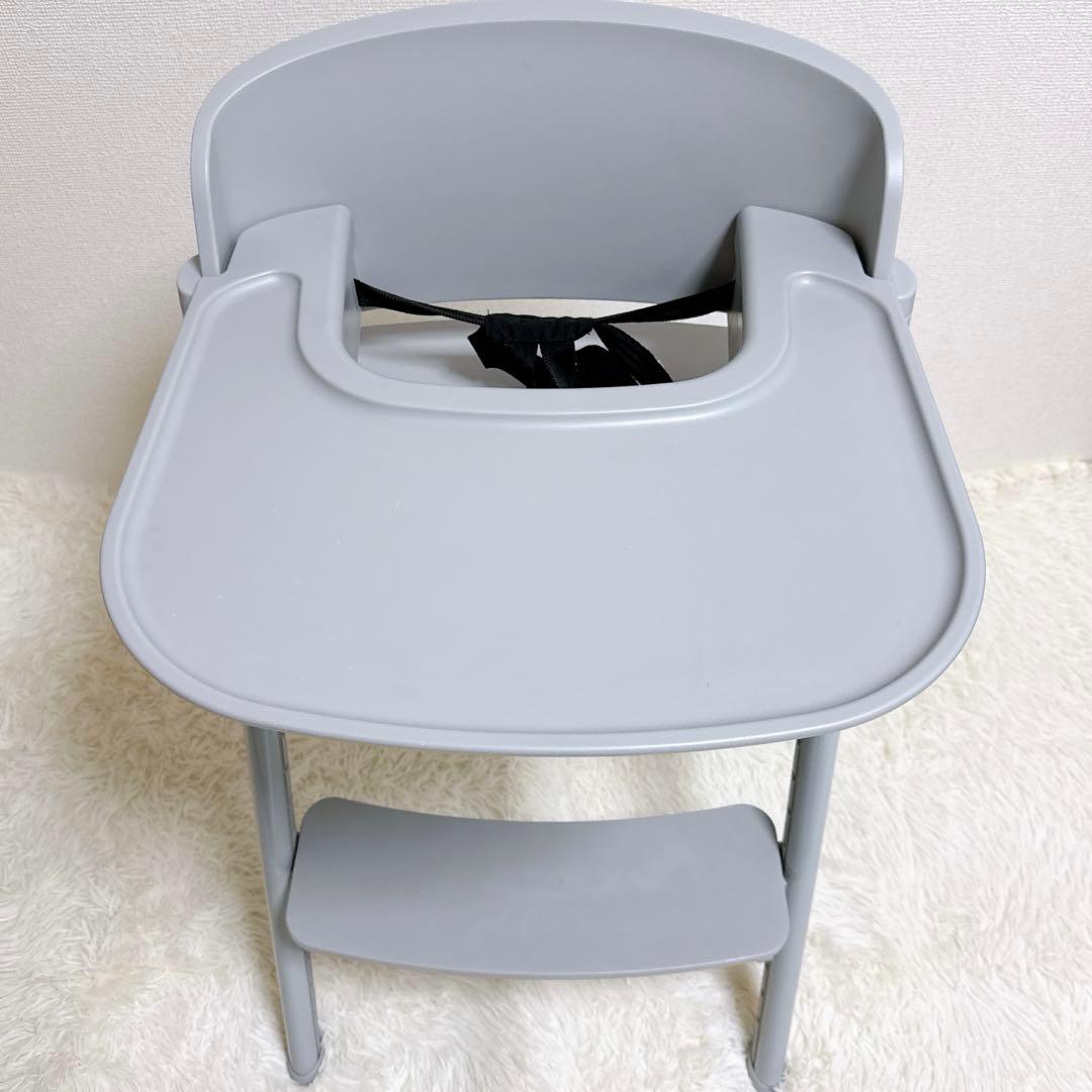 【美品】YATOMI ヤトミ NOVUS ノウス ベビーハイチェア 　グレー