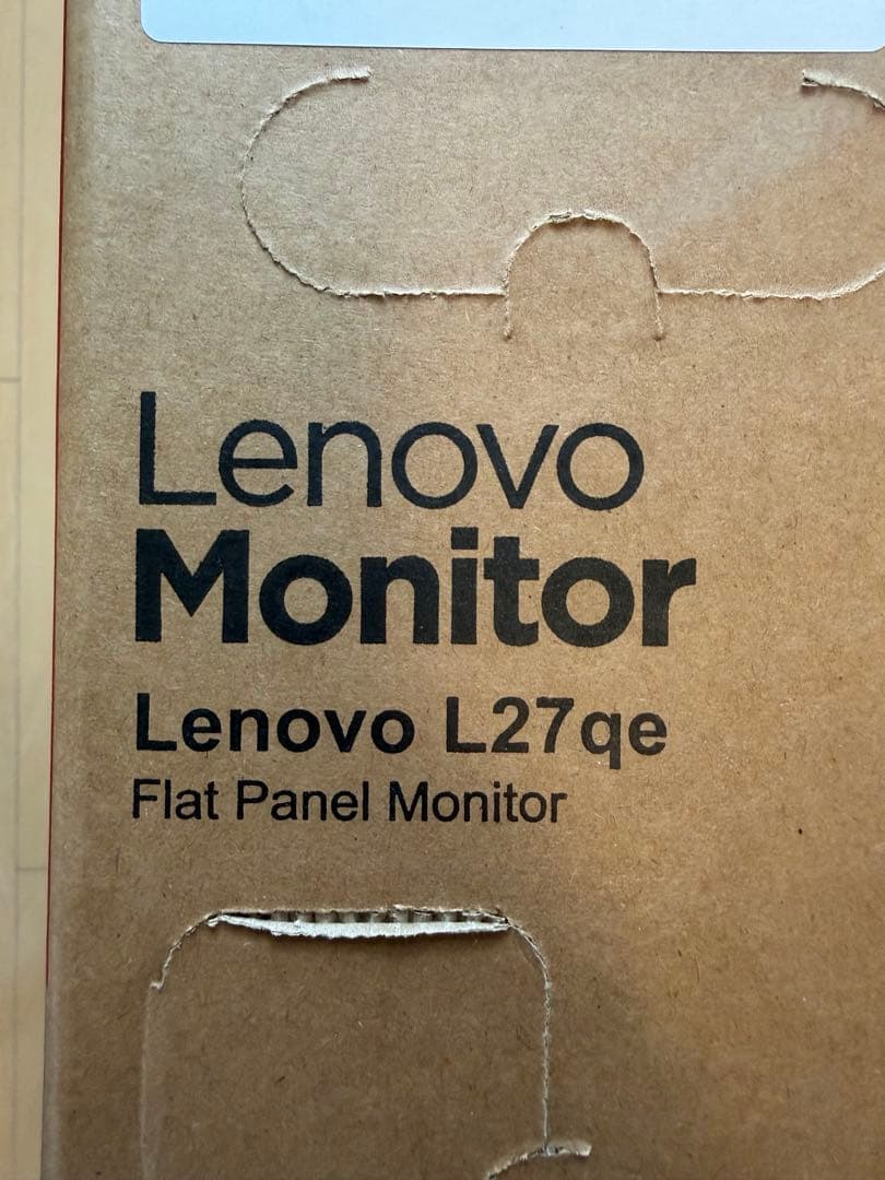 新品未開封　Lenovo L27qe 27型 IPSパネル QHD 100Hz