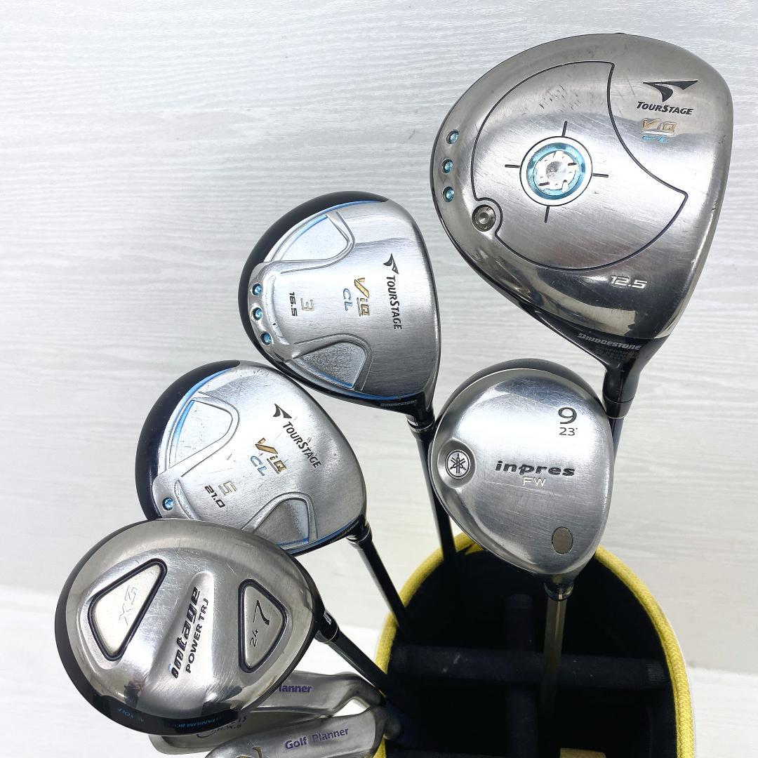 【初心者様推奨!!】 ツアーステージ レディース ゴルフクラブ 初心者セット L