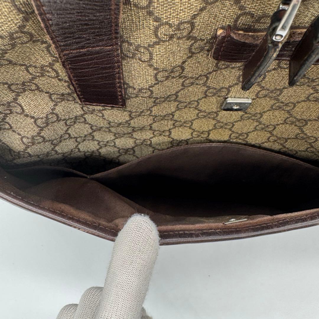 グッチ ビジネスバッグ ハンドバッグ GGスプリーム　シェリーライン　A4収納可