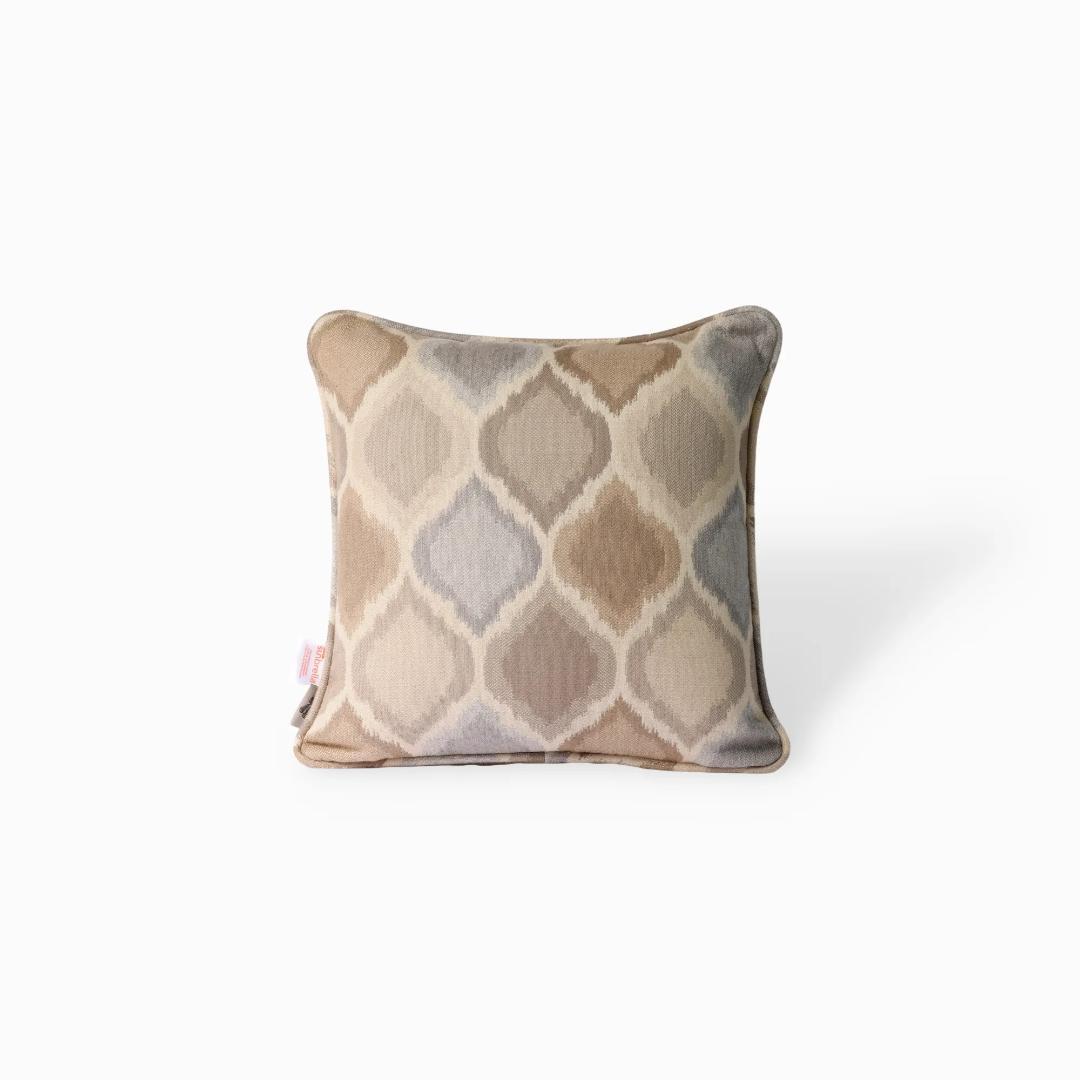 幾何学模様 ベージュ系 クッションカバー 45cm 新品