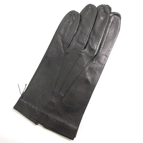 新品 未使用 デンツ 手袋 ラムレザー 黒 7.5 レディース