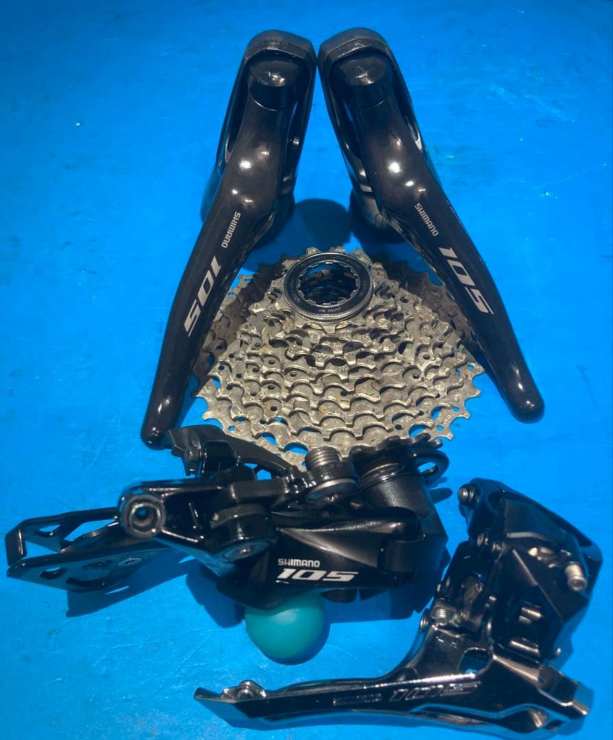 ❌⭕️良品 105 R7000系 2×11s ST FD RD CSコンポセット