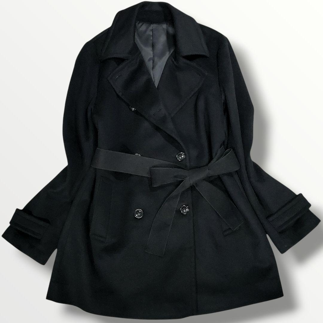 未使用品 カシミヤ100% 大きめサイズ LL RULE ルーレ Pコート