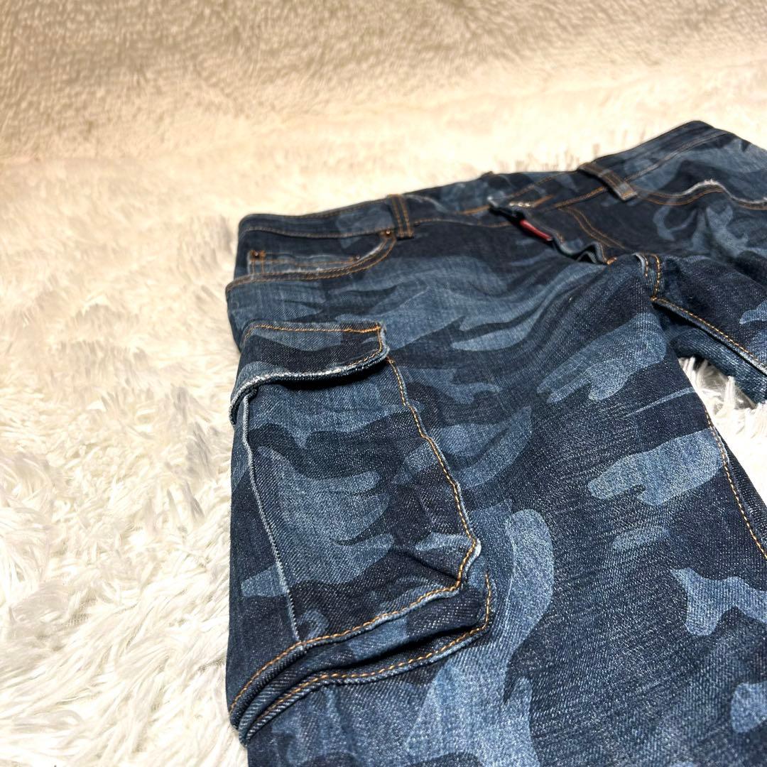 DSQUARED2 カモフラ ジーンズ 48 カーゴパンツデザイン 迷彩