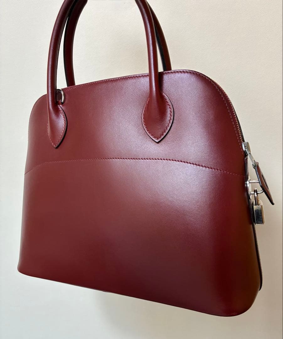 HERMES エルメス ボリード31 カーフ ⬜︎D刻 SV金具 本物正規品