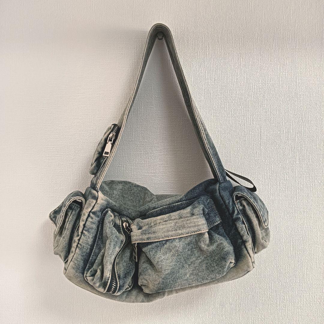 美品✨️ nouer ヤマダヤ デニムマルチポケットボディバッグ 定価1.6万円