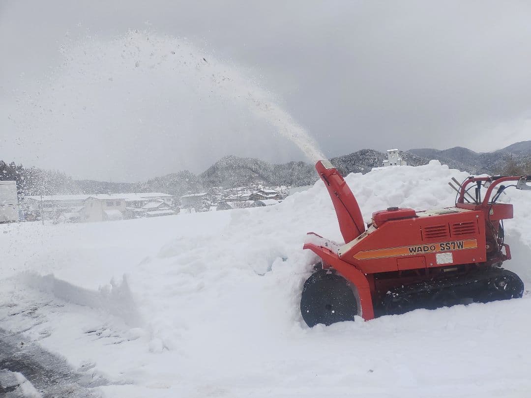 どんでん！投雪テストOK！ワドー　作動品　中古除雪機　岐阜県