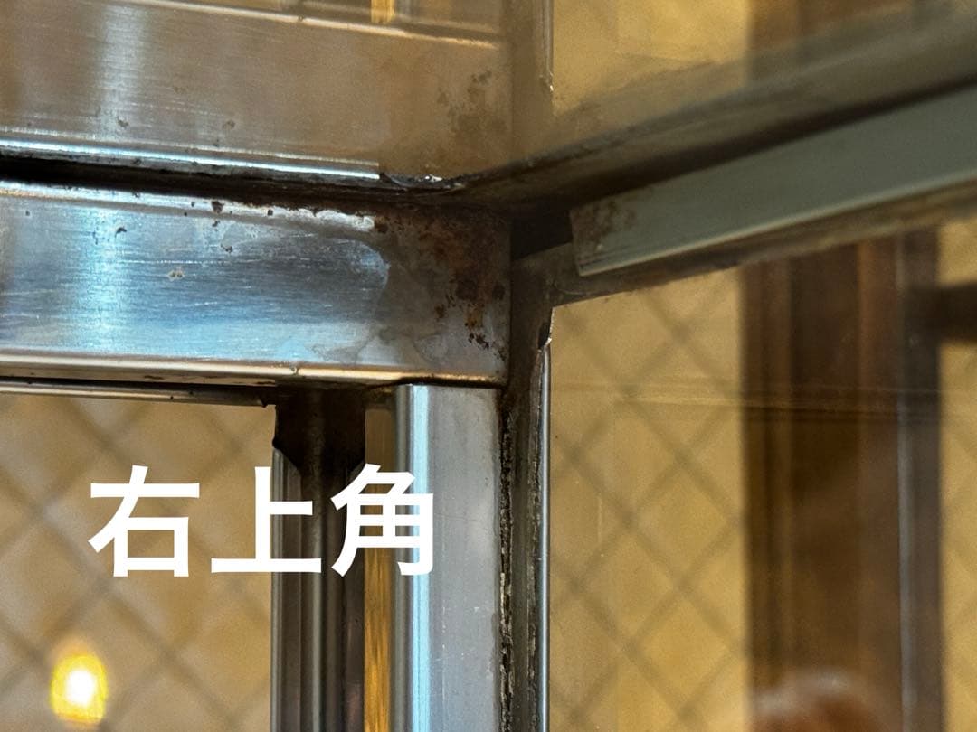 カフェ什器　ガラス　陳列　ショーケース　ディスプレイケース