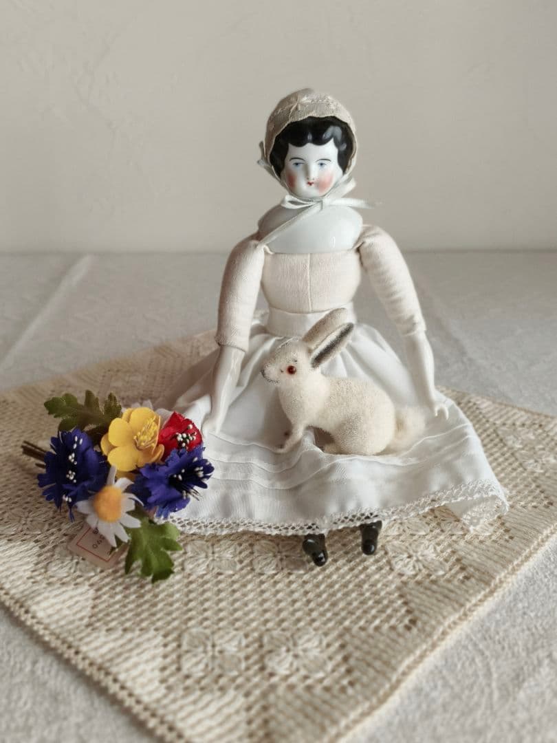 【ちびたんさま】vintage ୨୧ 真っ白な 可愛い ウサちゃん