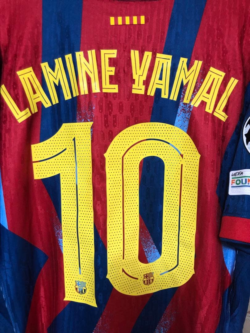 [美品]バルセロナ25/26 4th ラミン・ヤマル オーセンティック L