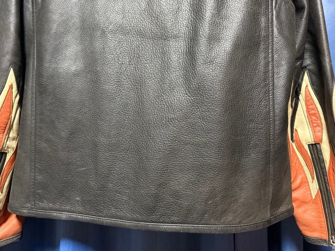 レア 廃盤 ハーレーダビッドソン レーシング 本革 レザージャケット Mサイズ