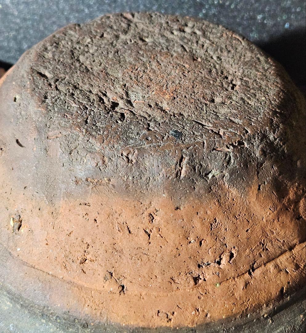 16～17世紀　古南蛮　南蛮焼締　片口擂鉢形　菓子鉢　灰器　花入れ　花器　古琉球