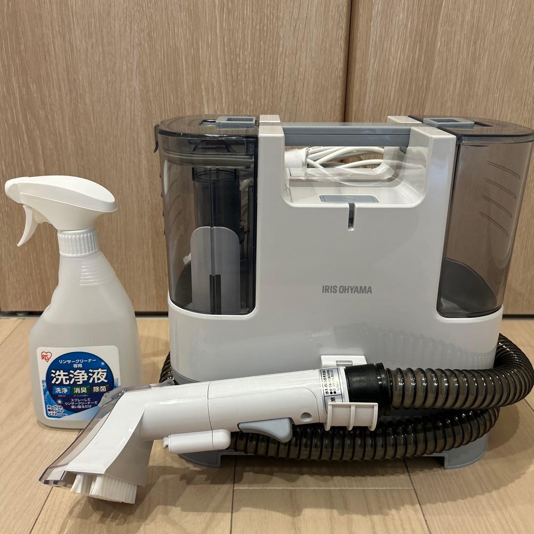 アイリスオーヤマ リンサークリーナー RNS-P10-W 洗浄液付き