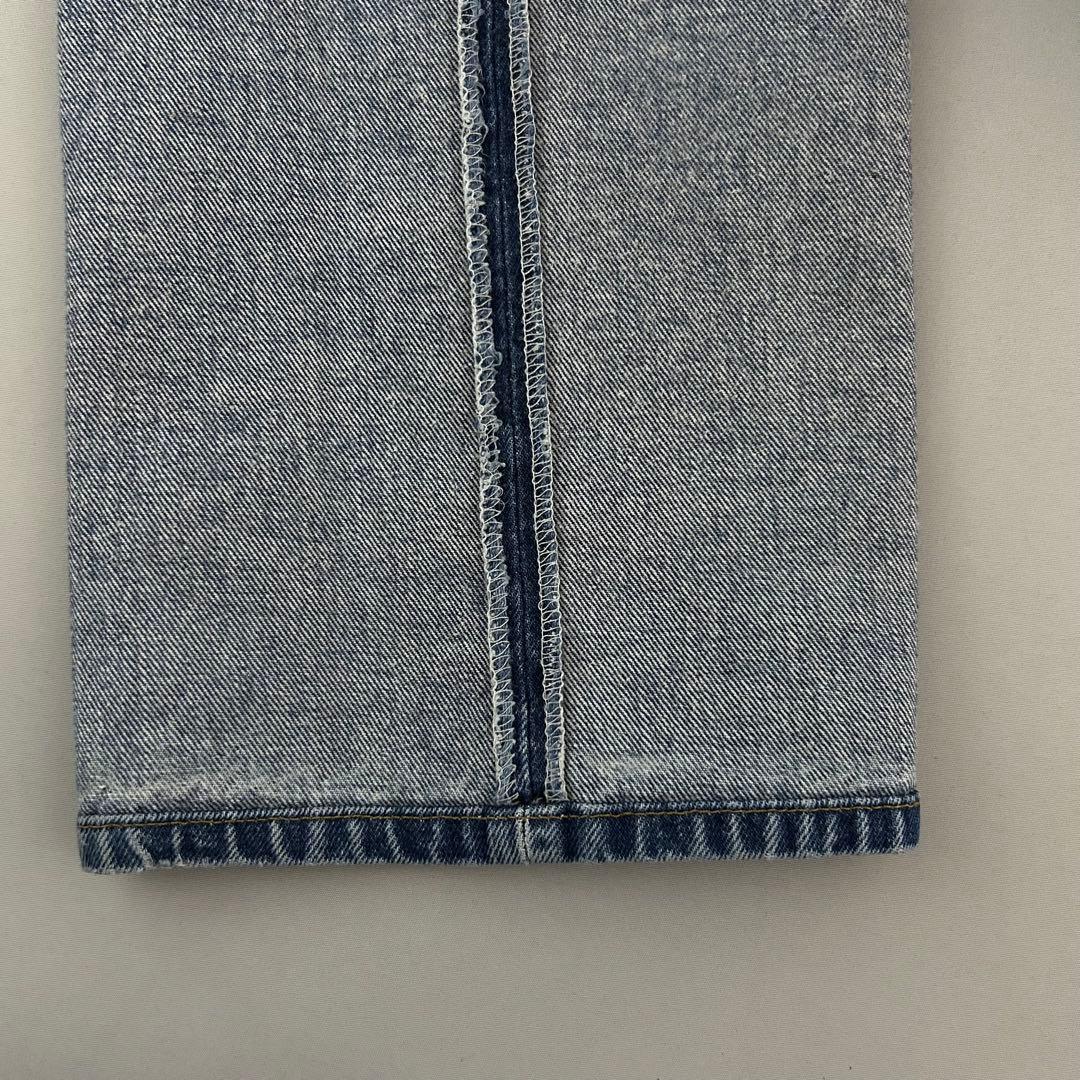 80s USA製 Levi’s 501 脇割 W40 要リペア ナイロンフット