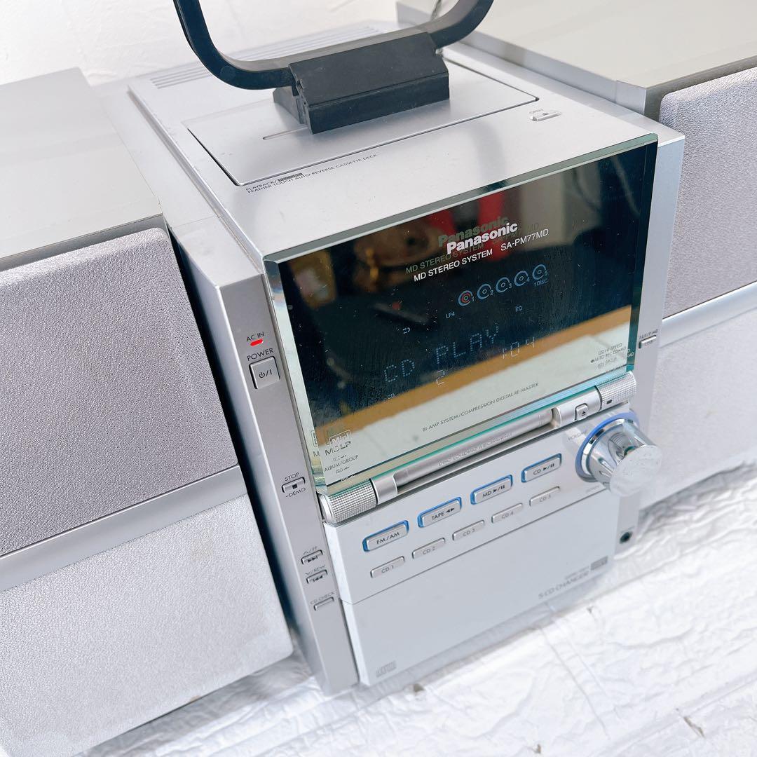Panasonic SA-PM77MD MD/CD/カセットコンポ スピーカー