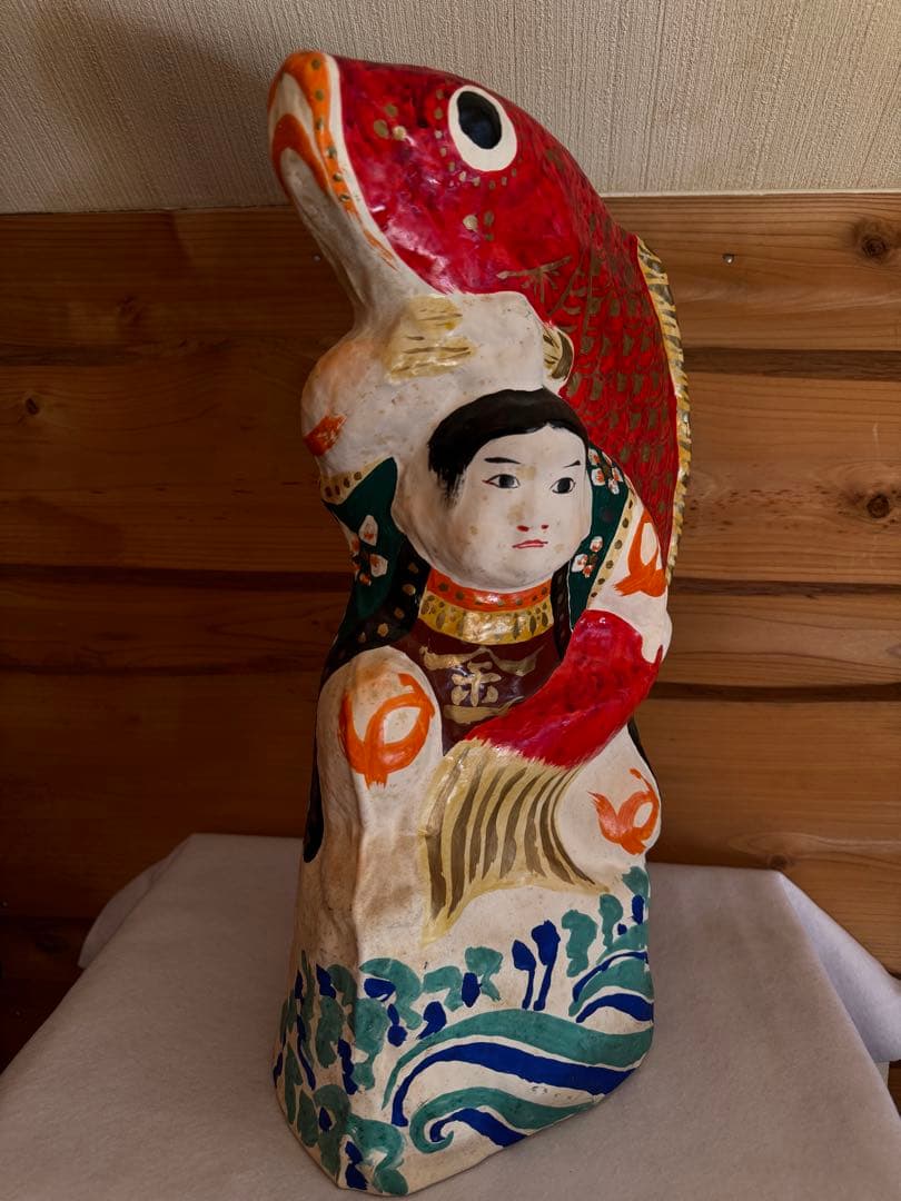 廃絶 常石張子『鯉金』 鯉担ぎ金時 郷土玩具 民藝 伝統文化 芸術 広島