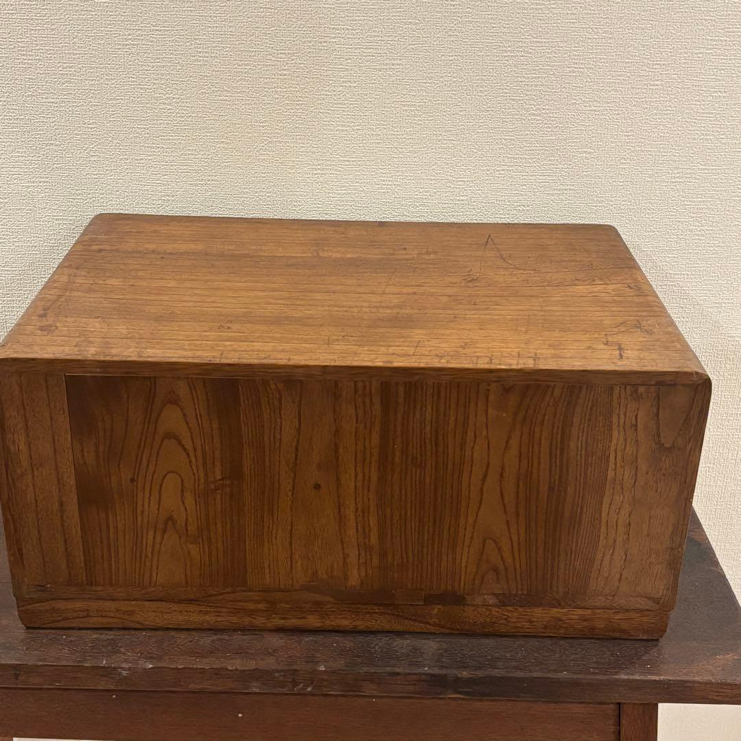 無印　古道具　小さめ引き出し棚　アンティーク棚