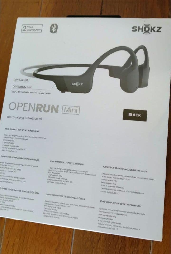 【新品未使用】Shokz OpenRun Mini ブラック
