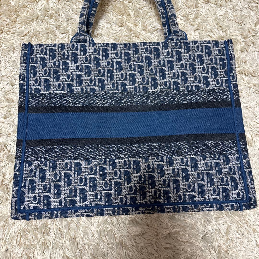 CHRISTIAN DIOR エコバッグ ネイビー