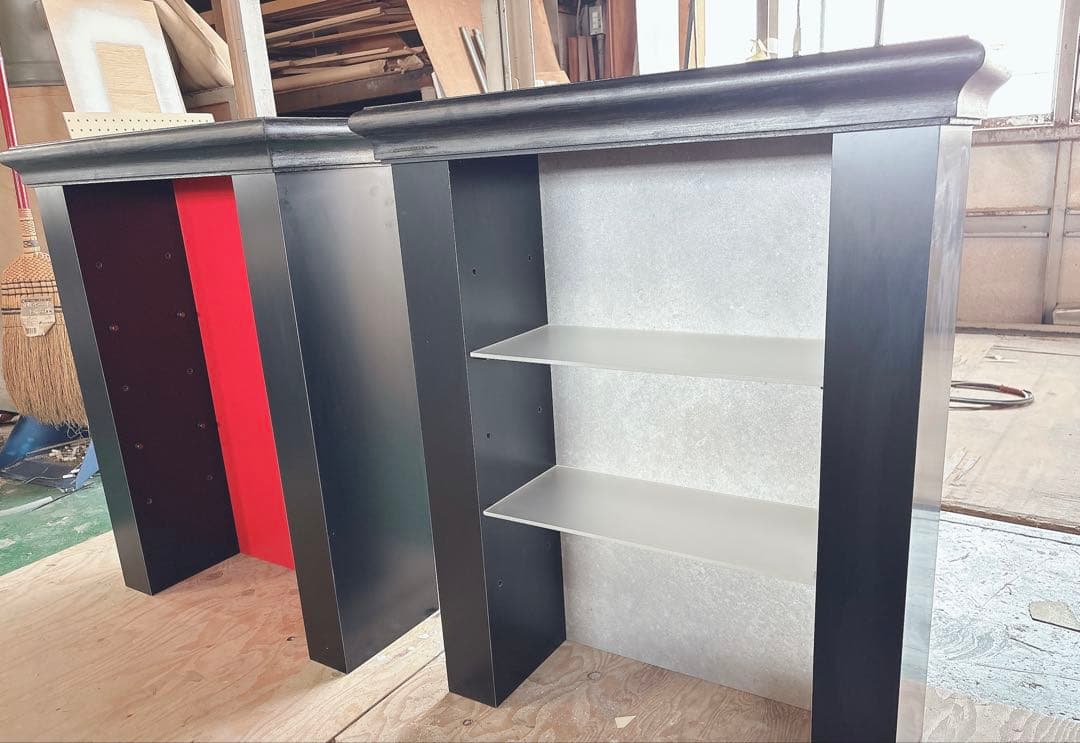 新品完成品 海外風マントルピース ディスプレイラック