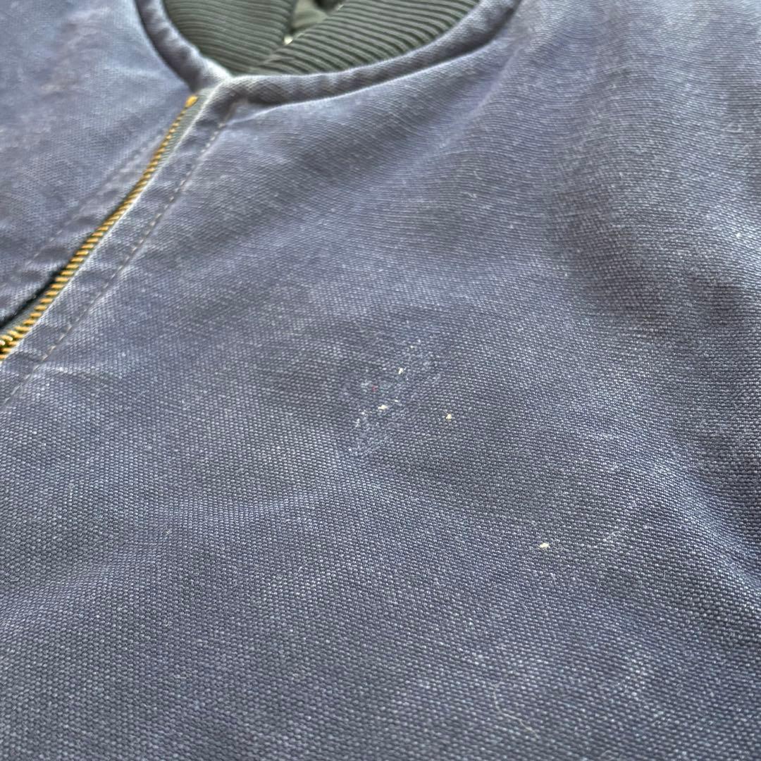 90's カーハート ベスト ネイビー ナス紺 フェード M ステューシー