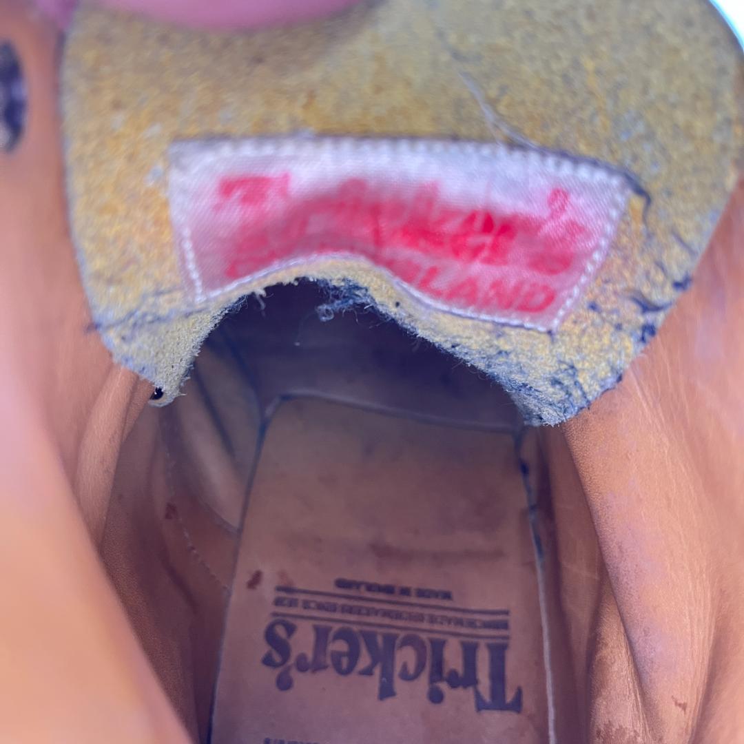 【美品】トリッカーズ M2508 モールトン 7.5 UK 茶 ブーツ