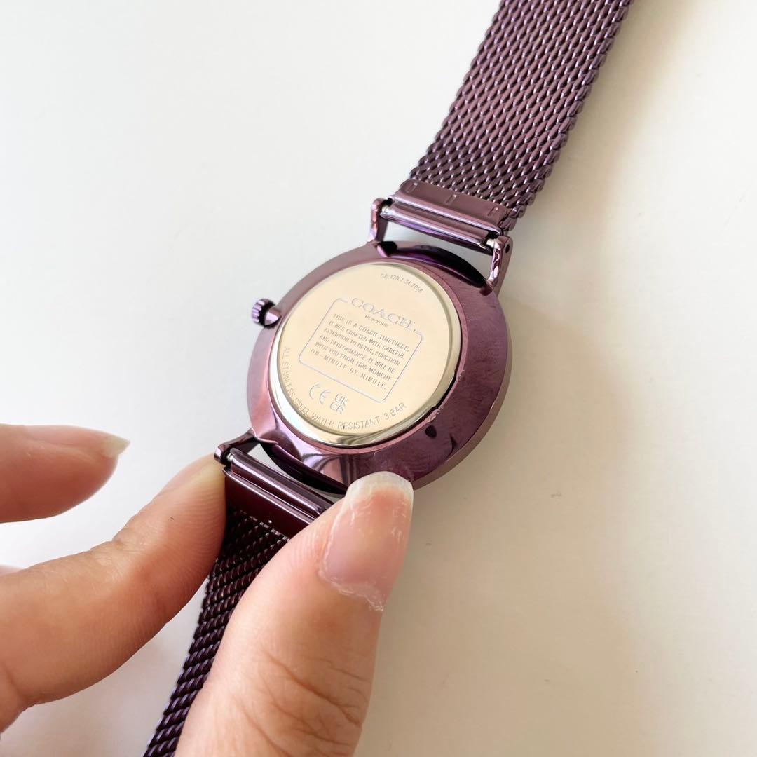 【新品・箱付き】COACH 腕時計 ペリー クォーツ 動作確認済 日常生活防水