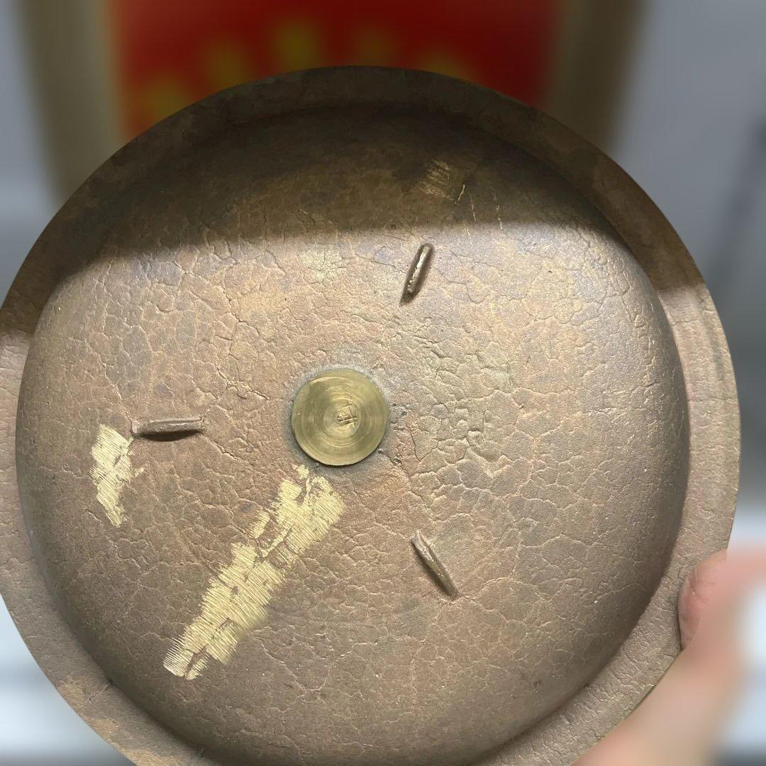 未使用　砲金鍋　平井鋳造所　すき焼き鍋　外形30cm 内径25cm