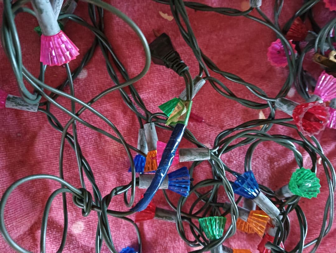 ★昭和レトロ　クリスマス　イルミネーション　アンティーク