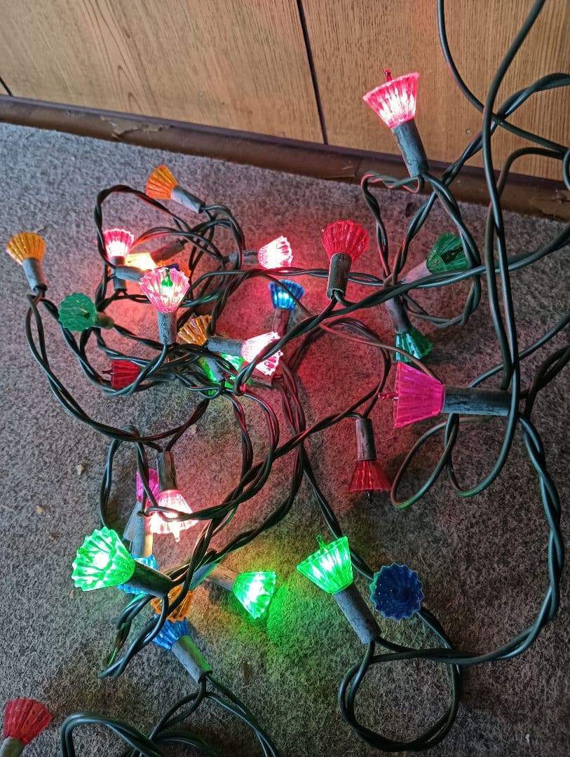 ★昭和レトロ　クリスマス　イルミネーション　アンティーク