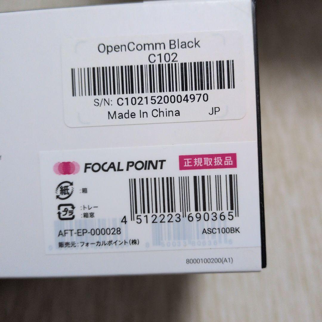 ヘッドホン SHOKZ OPENCOMM BLACK