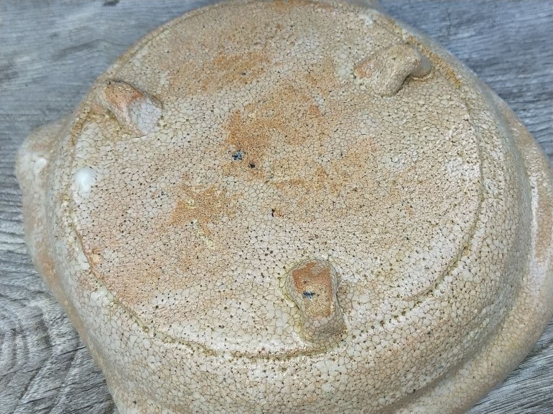 ♥美濃焼　絵志野　鉢　桐箱付き　志野　骨董品