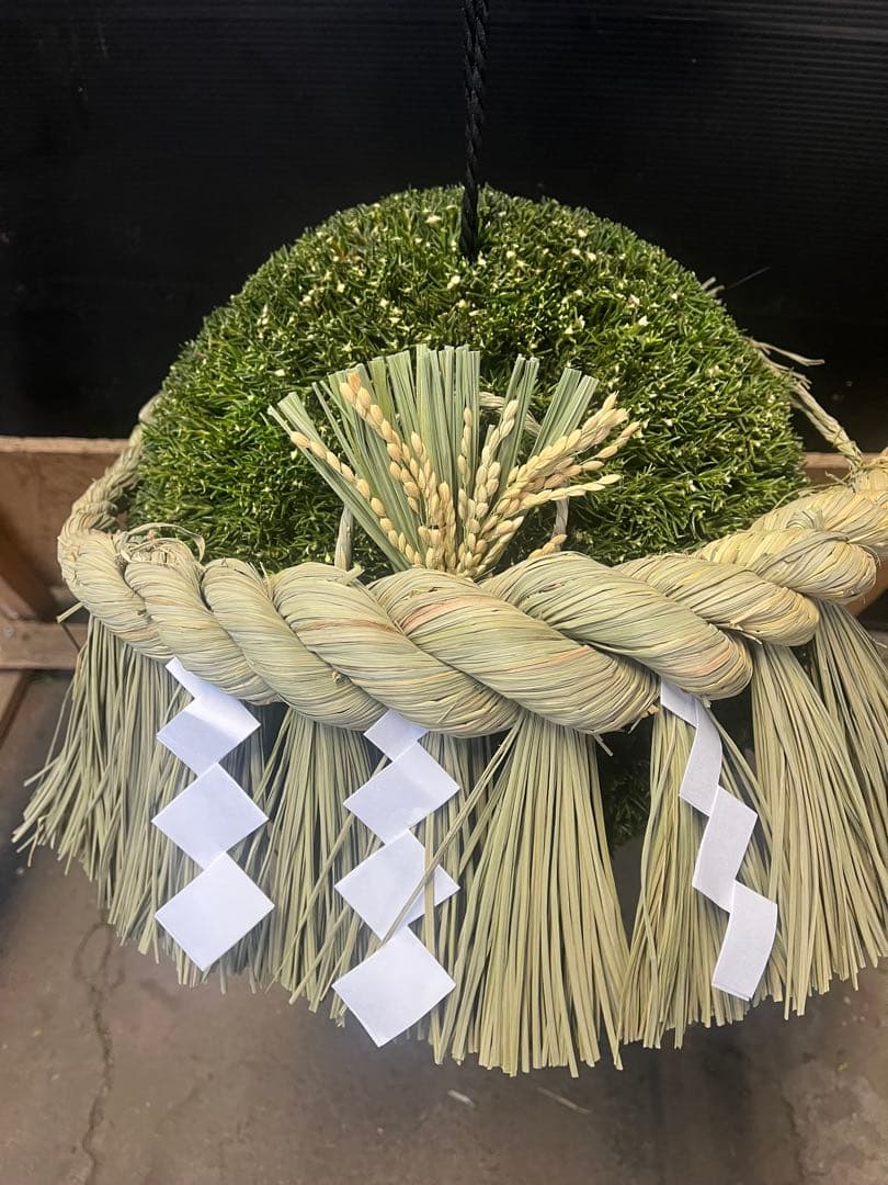 杉玉　屋根セット　約40センチ ‼️縁起物　丸くて幸せ　家族円満♪