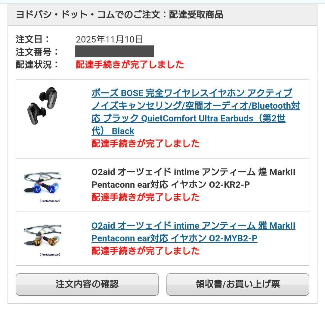 O2aid intime 煌 MarkII Pentaconn ear 美品