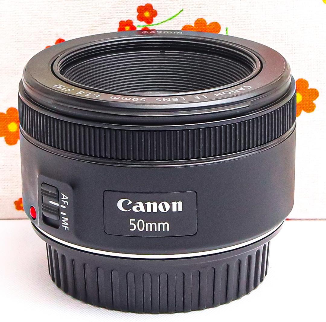 キャノン Canon EF 50mm F1.8 STM☆圧倒的ボケ味☆初心者必見