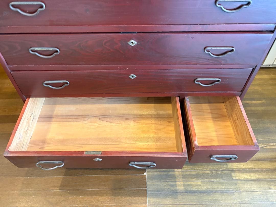 ①桐箪笥　レトロ　アンティーク　チェスト　和箪笥