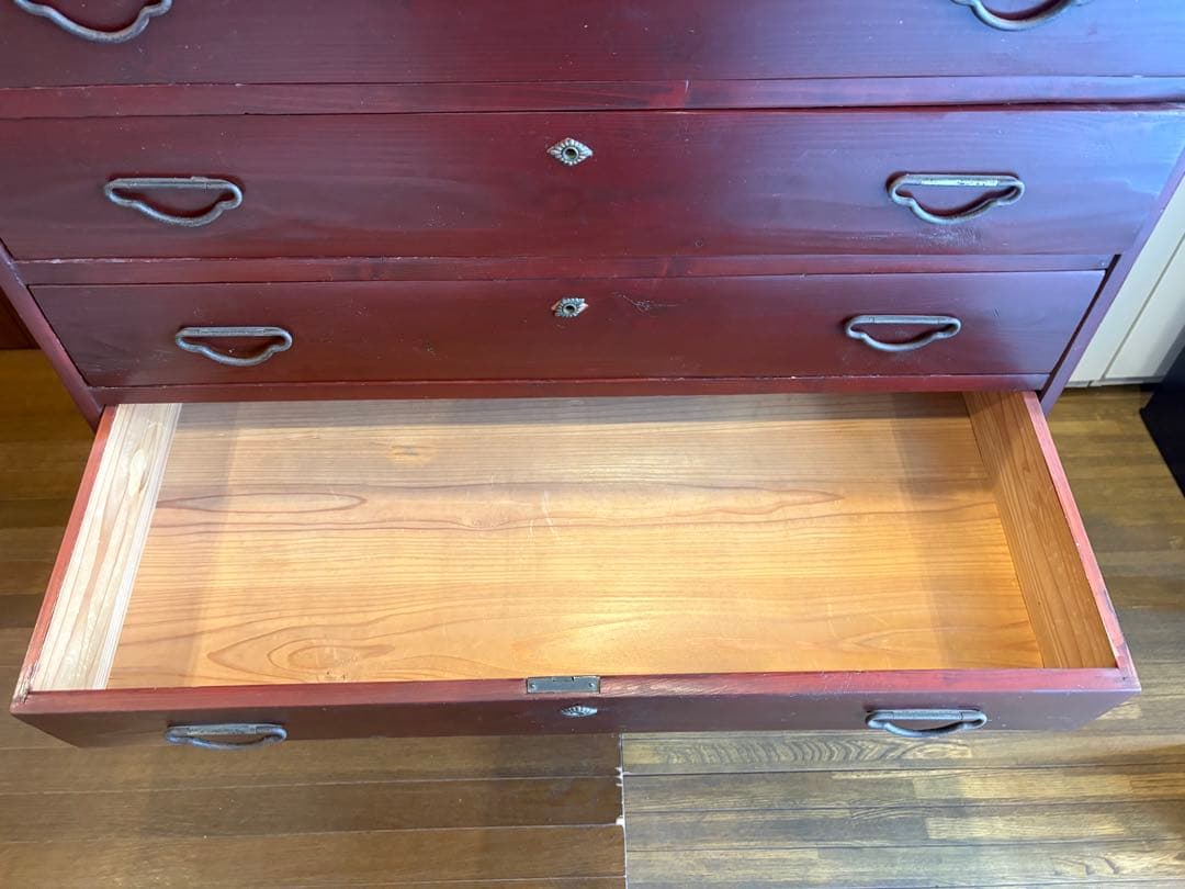 ①桐箪笥　レトロ　アンティーク　チェスト　和箪笥