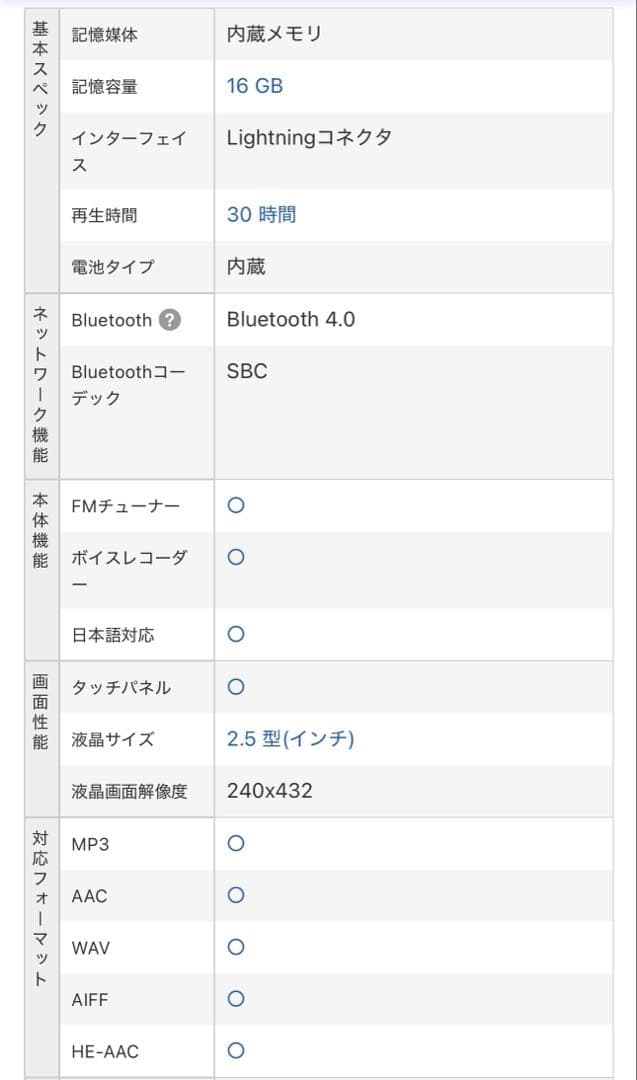 《iPod nano》第７世代16GB 希少グリーン【新品・訳あり】