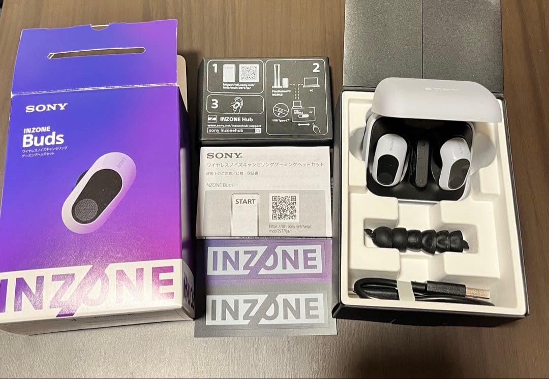 SONY INZONE Buds ワイヤレスイヤホン イヤーピースLL以外未使用