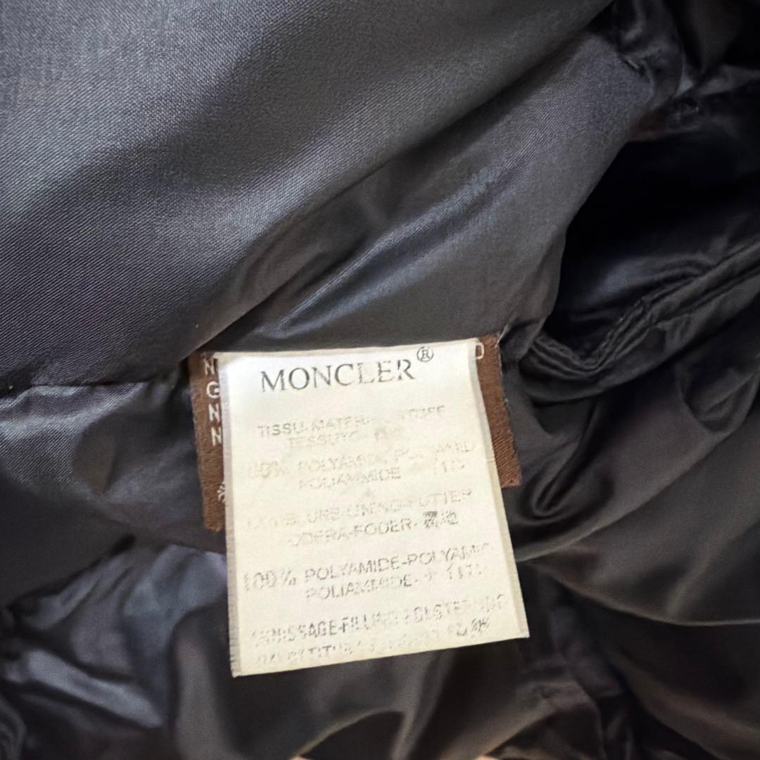 モンクレール ダウン 茶タグ