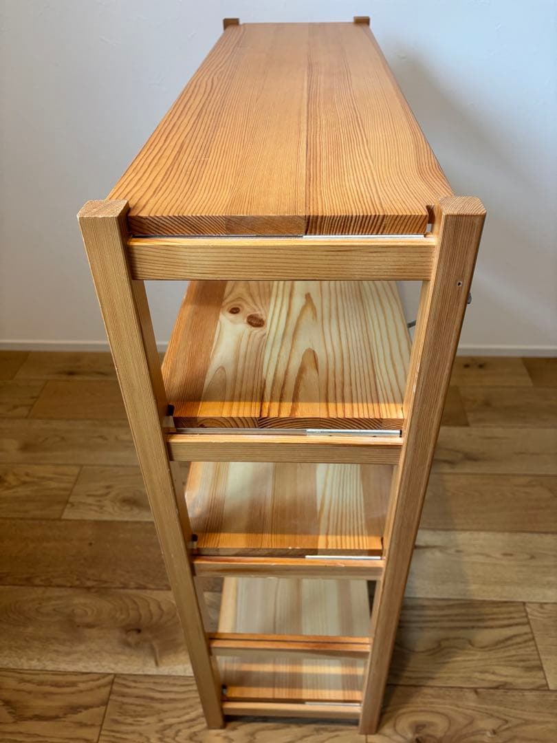 無印良品 パイン材ユニットシェルフ 小 幅86×奥行26×高さ83cm