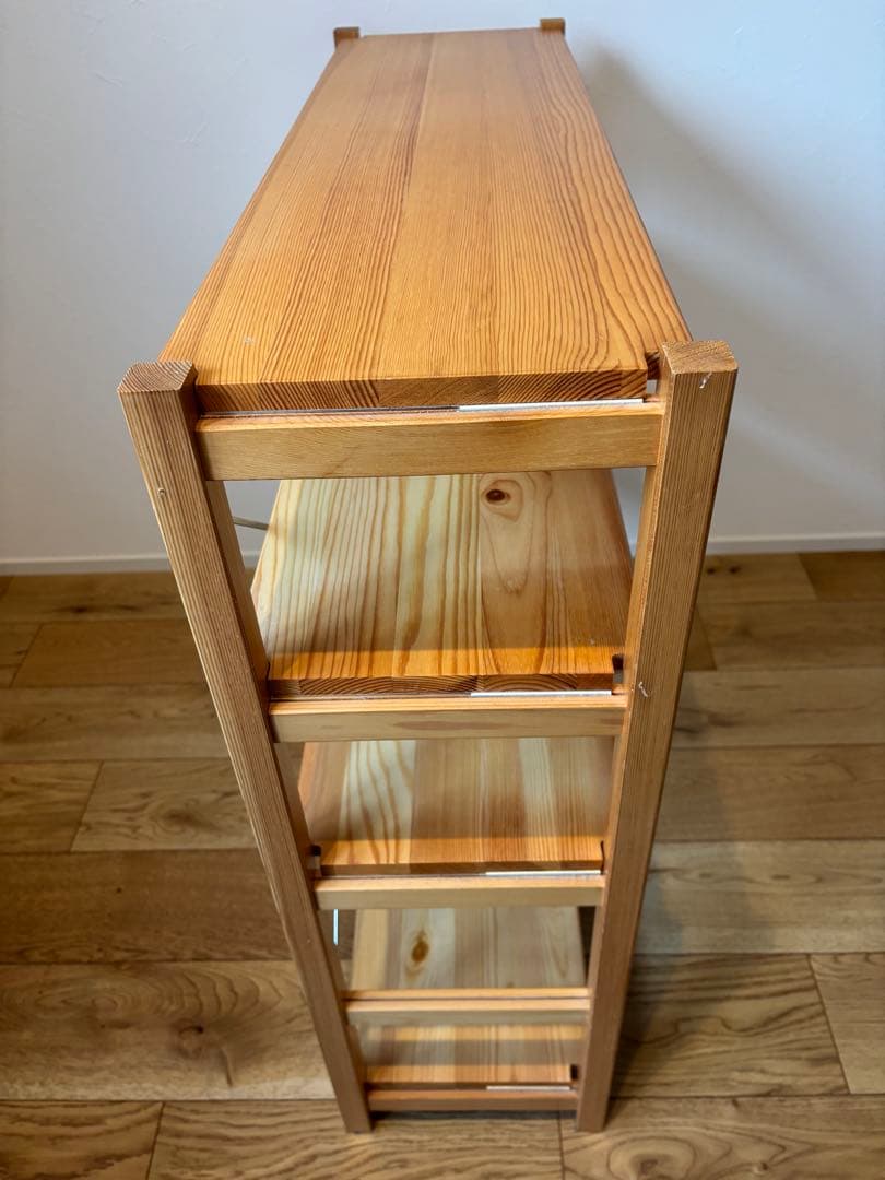 無印良品 パイン材ユニットシェルフ 小 幅86×奥行26×高さ83cm