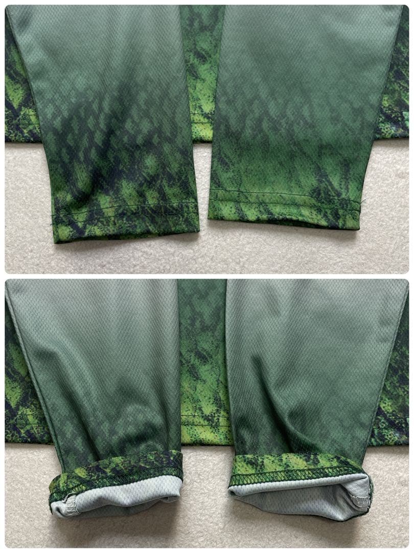 希少　バスプロショップス　フィッシングシャツ　釣り　長袖　ジップ　L〜XL