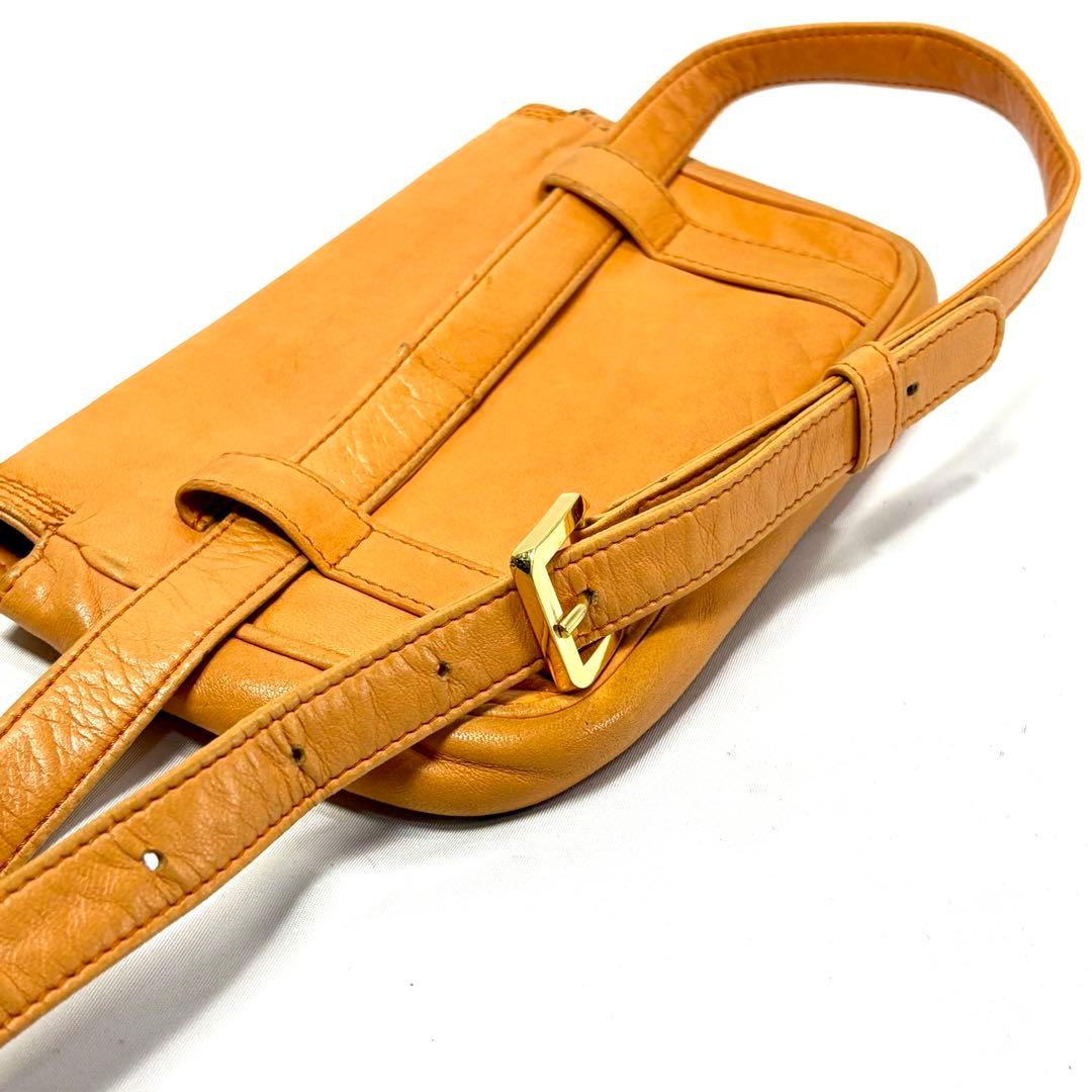 【希少】LOEWE ロエベ アナグラム レザー ウエストポーチ ボディバッグ