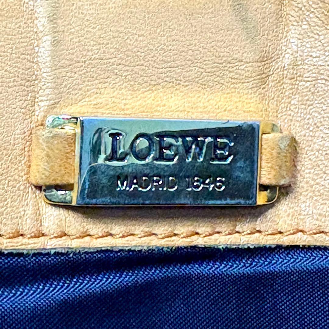 【希少】LOEWE ロエベ アナグラム レザー ウエストポーチ ボディバッグ