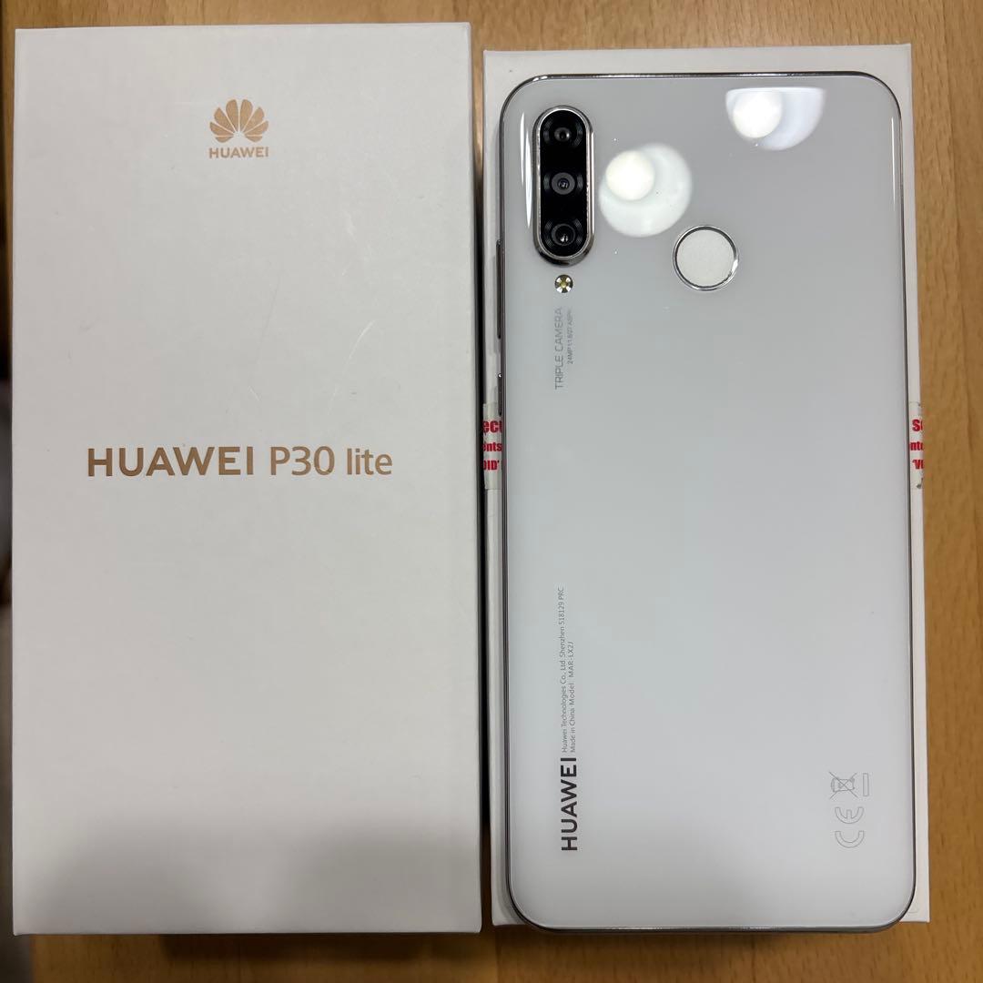 HUAWEI P30 lite SIMフリー パールホワイト